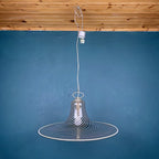 Vintage swirl Murano pendant lamp Italy 1970s Italian modern murano chandelier