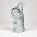 Murano Smokey Glass Squirrel Sculpture - V. Nasson Italy 1970s