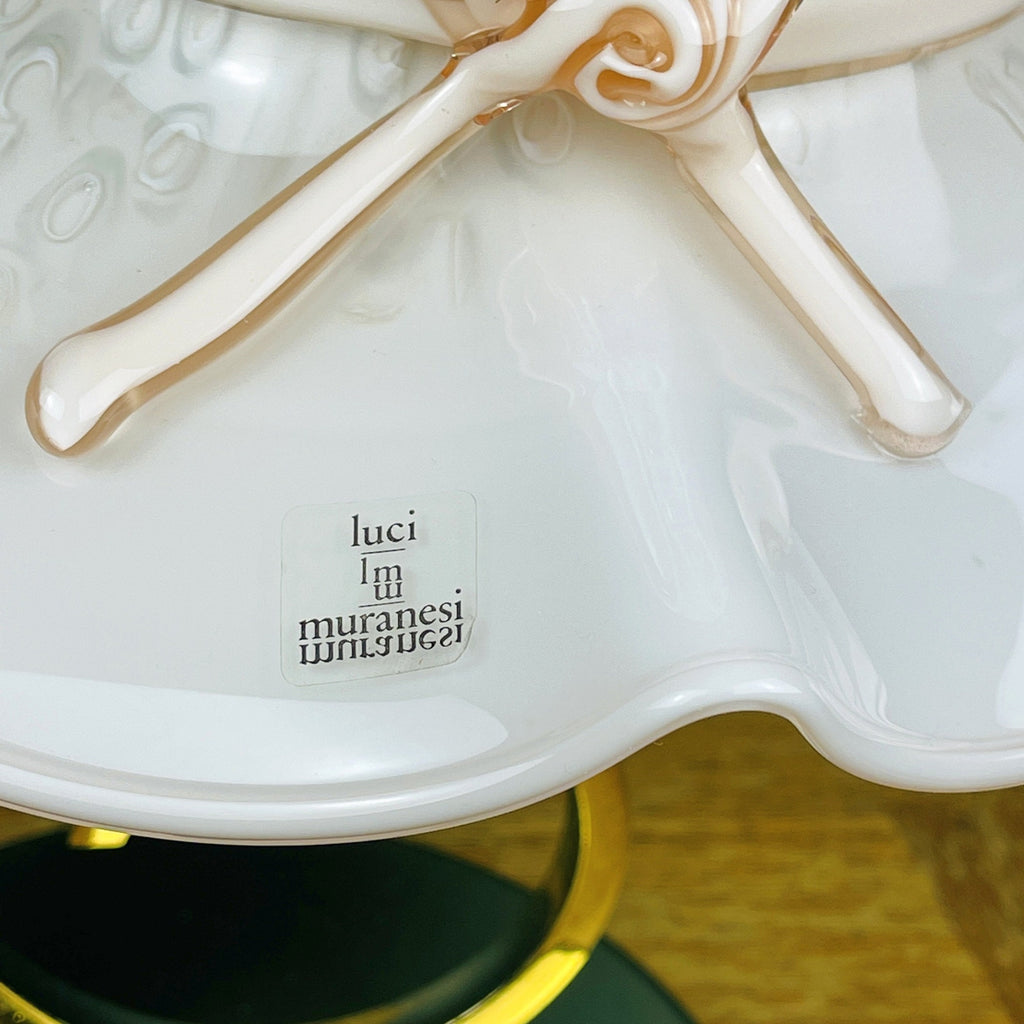 Pink Murano Glass Table Lamp: Italian Mid-Century Lighting