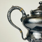 Antique silver plated teapot by Barbour Silver Company, USA, end of the 19th century
