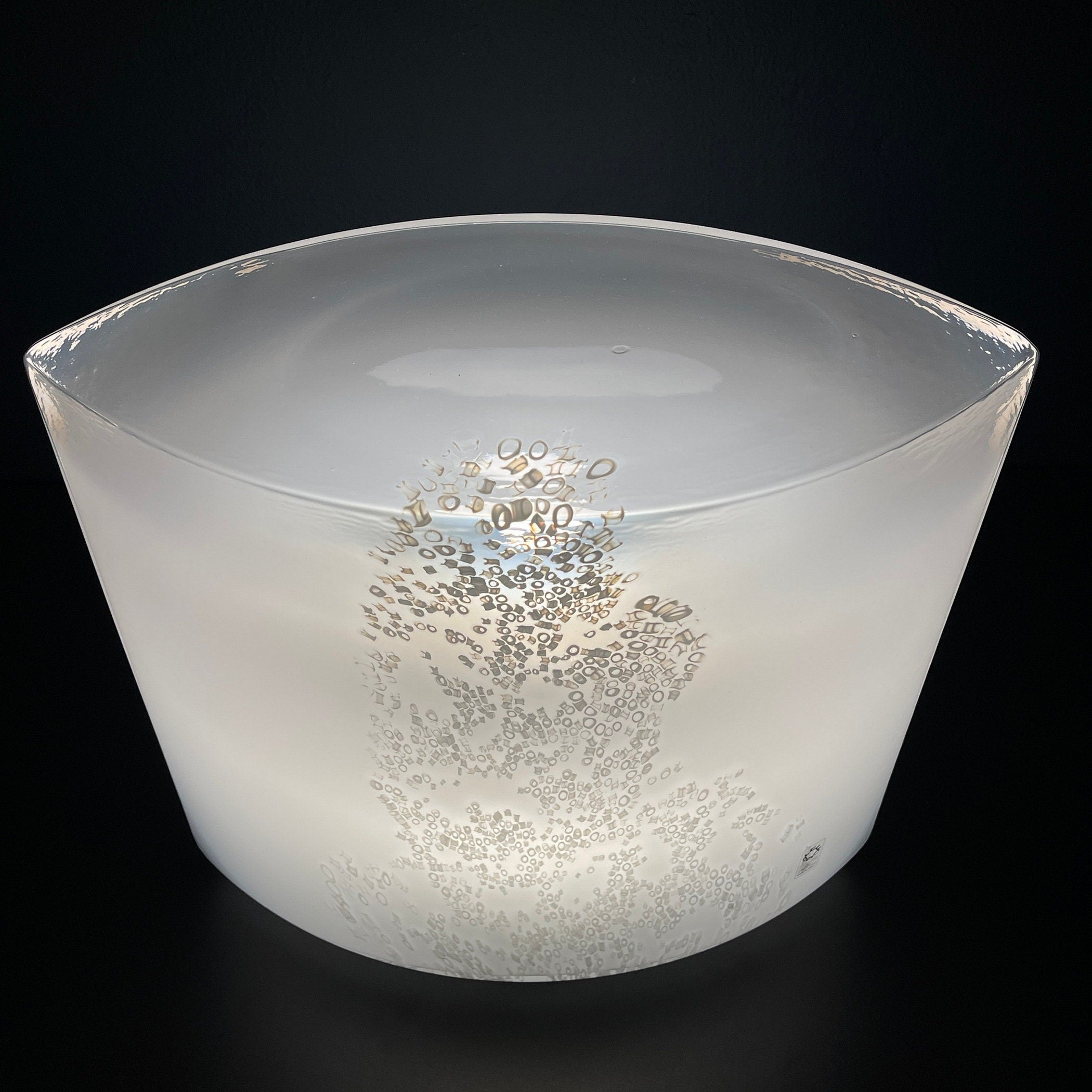 Murano table lamp Idra by Rosanna Toso for Leucos, Italy 1980s