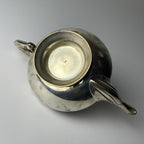 Vintage silver plated teapot, Italy 1950s