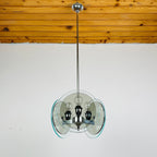 Vintage Fontana Arte Art Glass Chandelier - Italian MCM Design