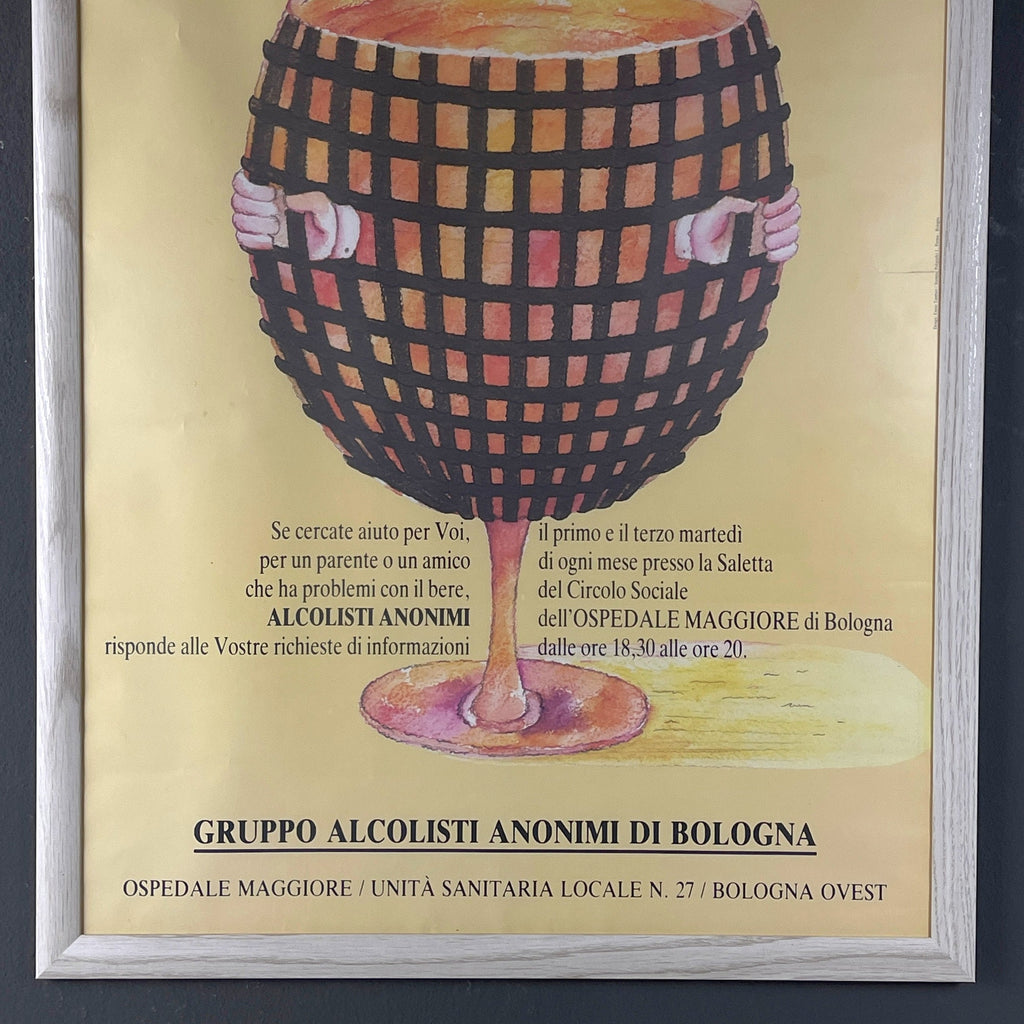 Vintage Alcoholics Anonymous Posters: Ennio Tamburi Design, Set of 4