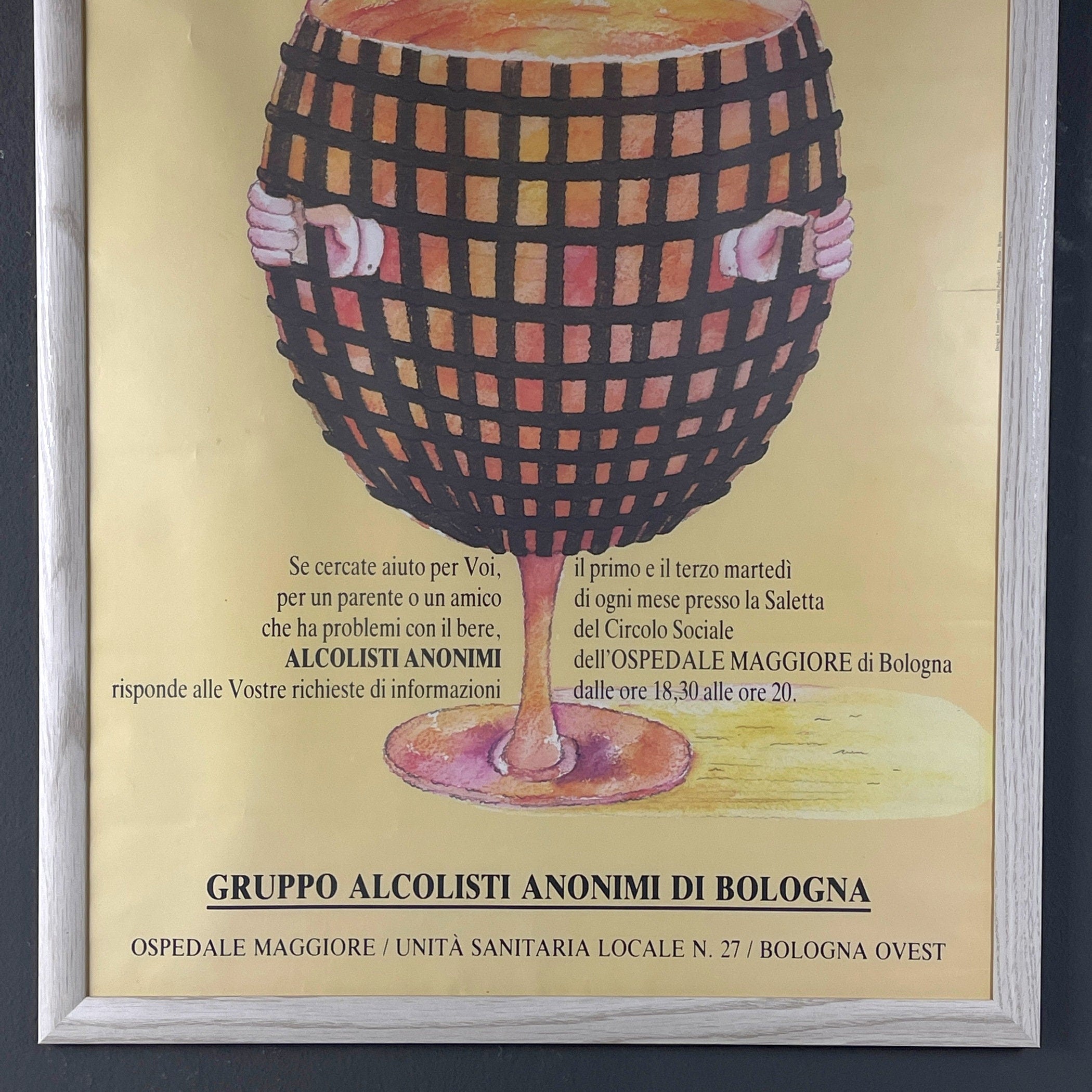 Vintage Alcoholics Anonymous Posters: Ennio Tamburi Design, Set of 4