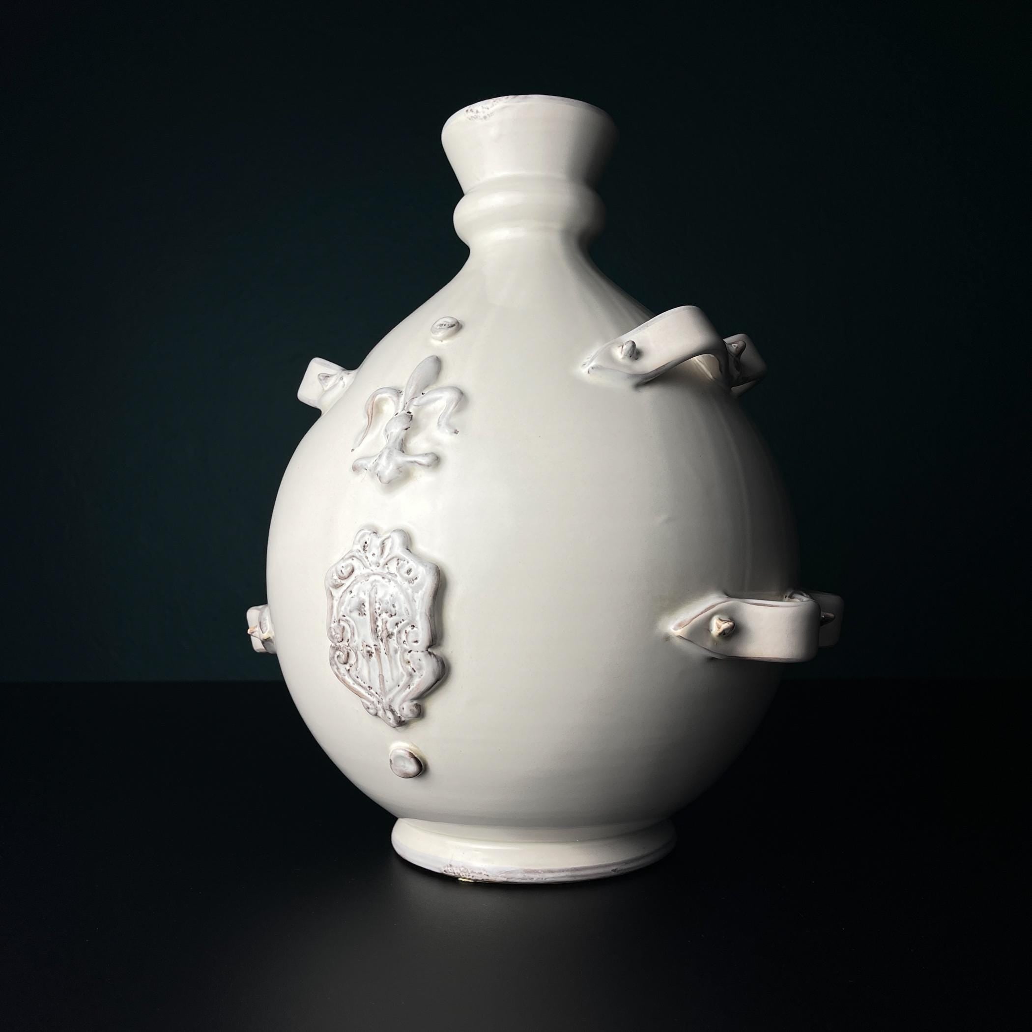 Large ceramic vase by Gianfranco Ballerini, Italy 1990s, Vintage home decor