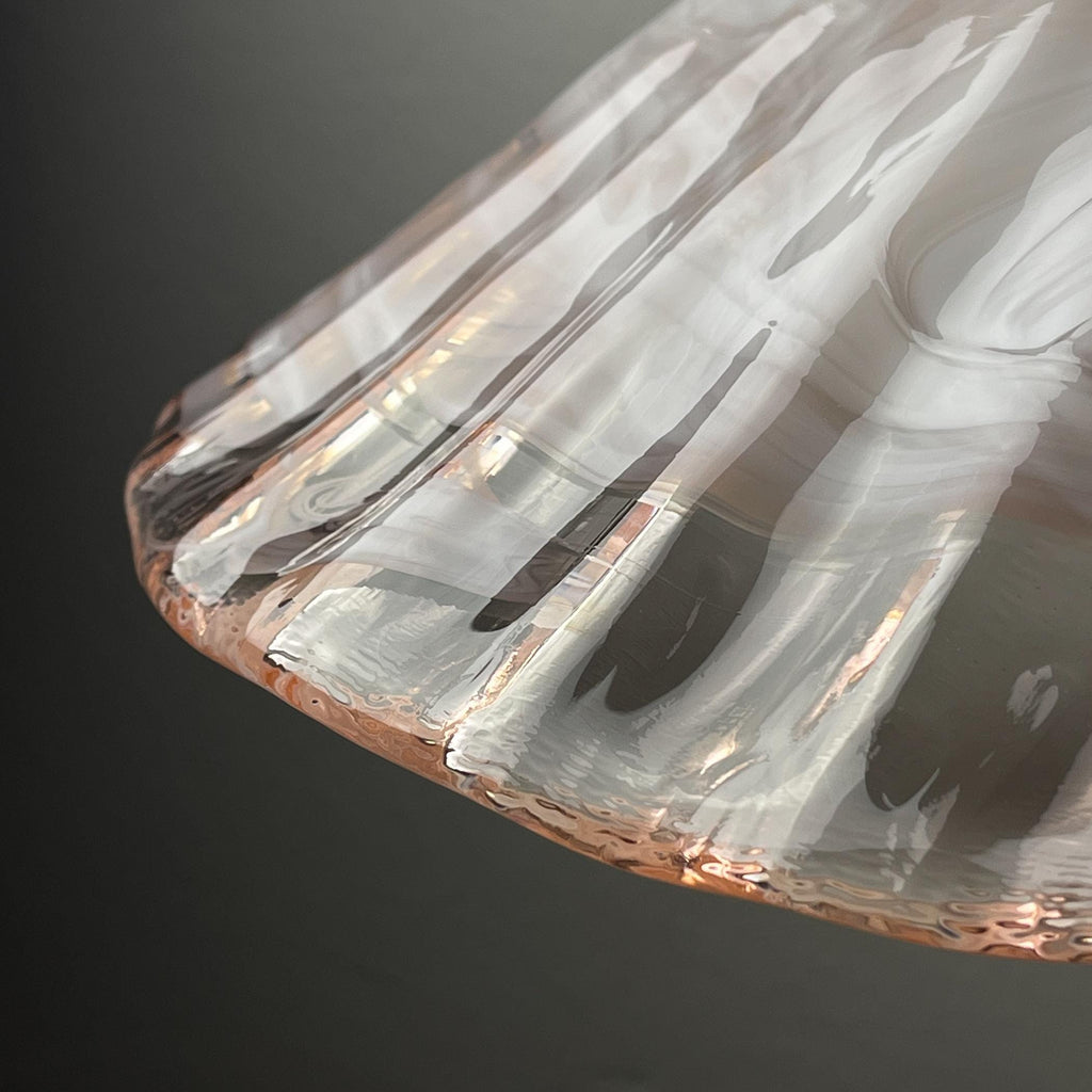 Vintage murano pendant lamp by "La Murrina" Italy 1970s