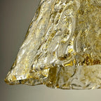Vintage Murano pendant lamp by AV Mazzega, Italy 1970s