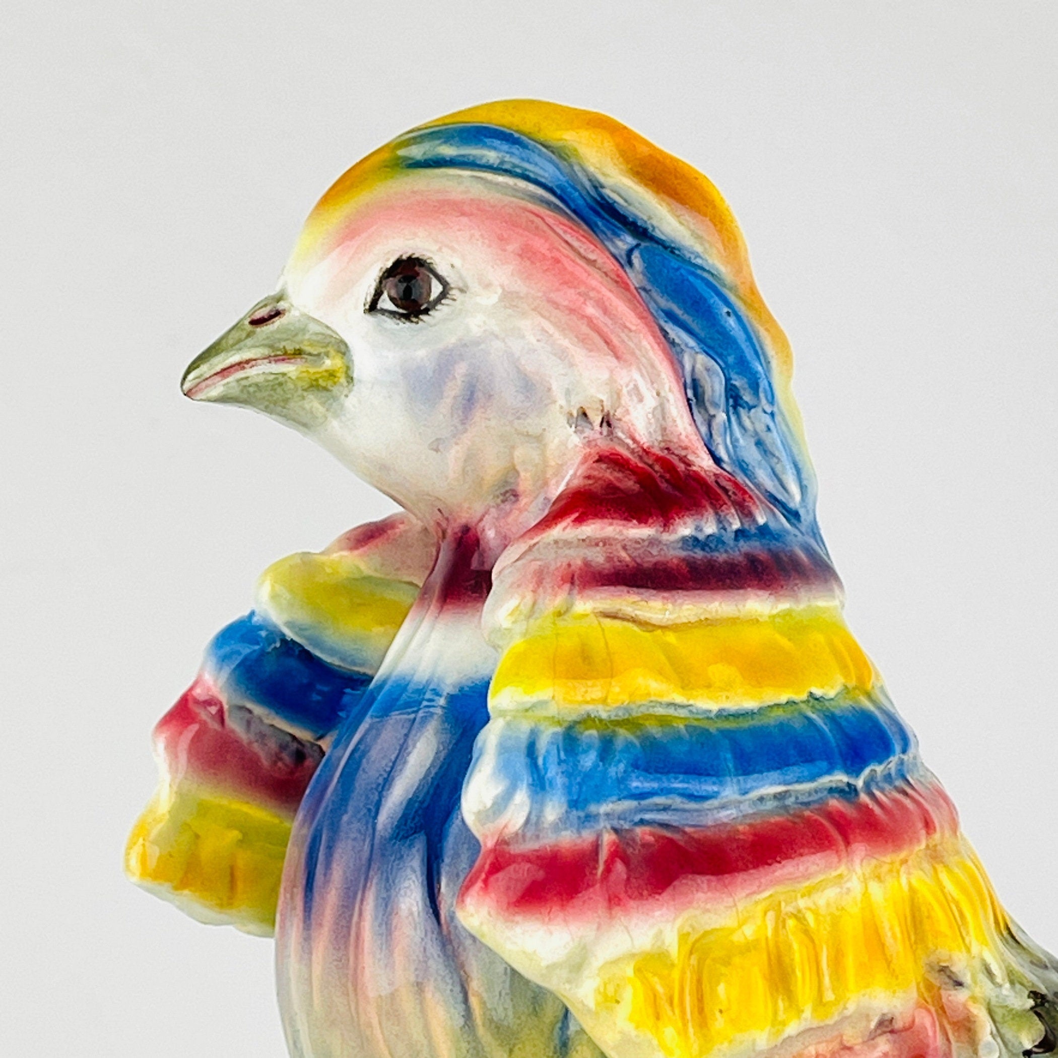 Vintage ceramic figure Pheasant Vintage Italy 1960's