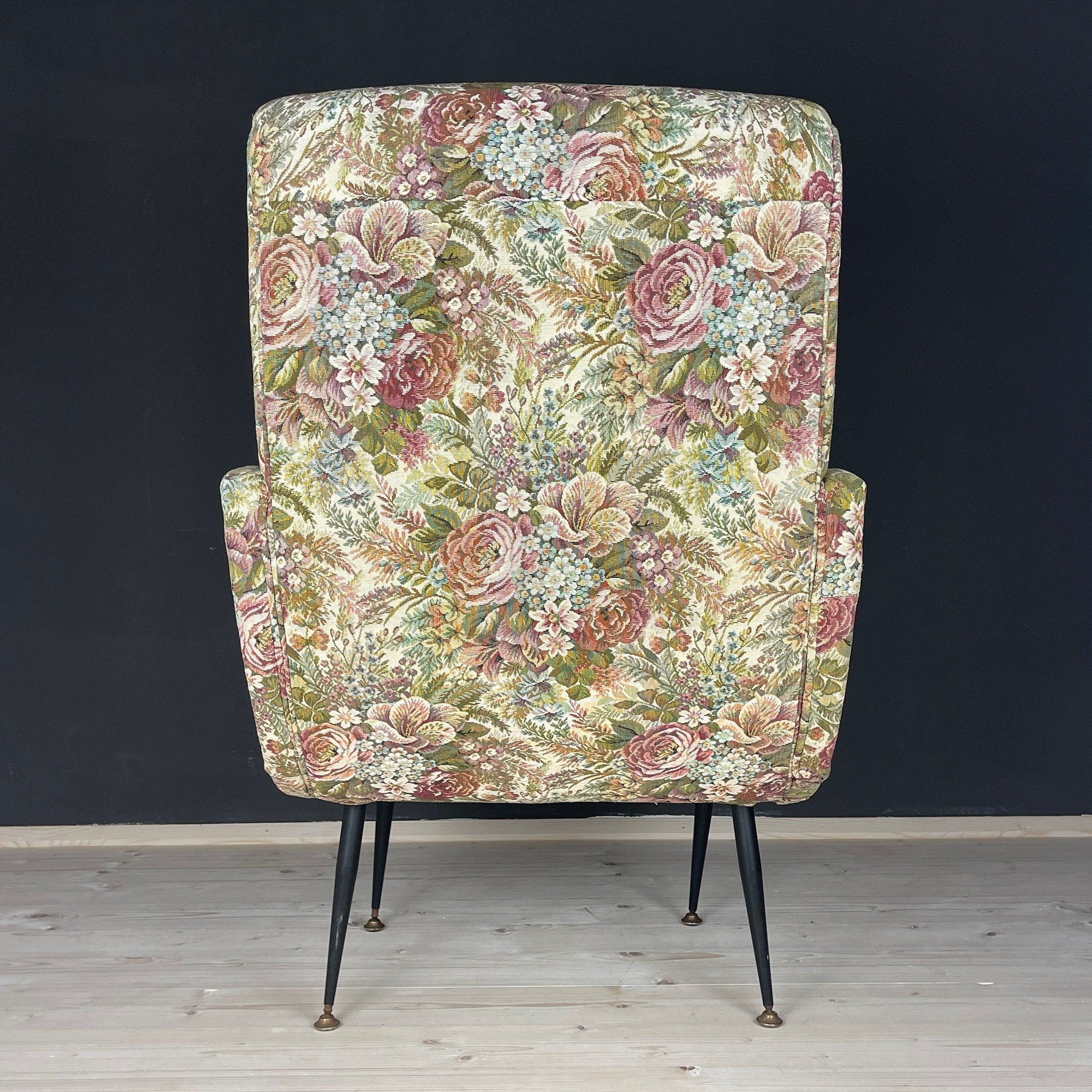 Mid-century modern armchair Lady by Marco Zanuso Italy 1960s Vintage italian modern lounge chair