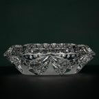 Retro Bohemian glass ashtray by Bohemia Crystal, Czech Republic, 1990s, Vintage home decor