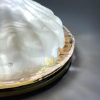 Vintage murano ceiling lamp by "La Murrina", Italy 1980s MCM unique Italian lighting