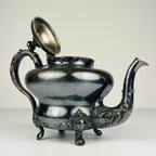 Antique silver plated teapot by Barbour Silver Company, USA, end of the 19th century