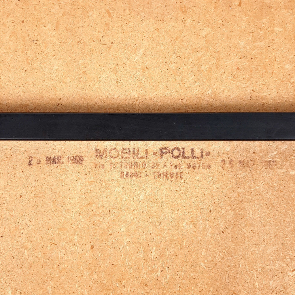 Vintage Red Dining Chair: Mobili Polli Italian Mid-Century Design