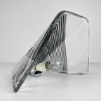 Vintage Murano Glass Wall Sconce: Italian MCM Lighting, 1970s