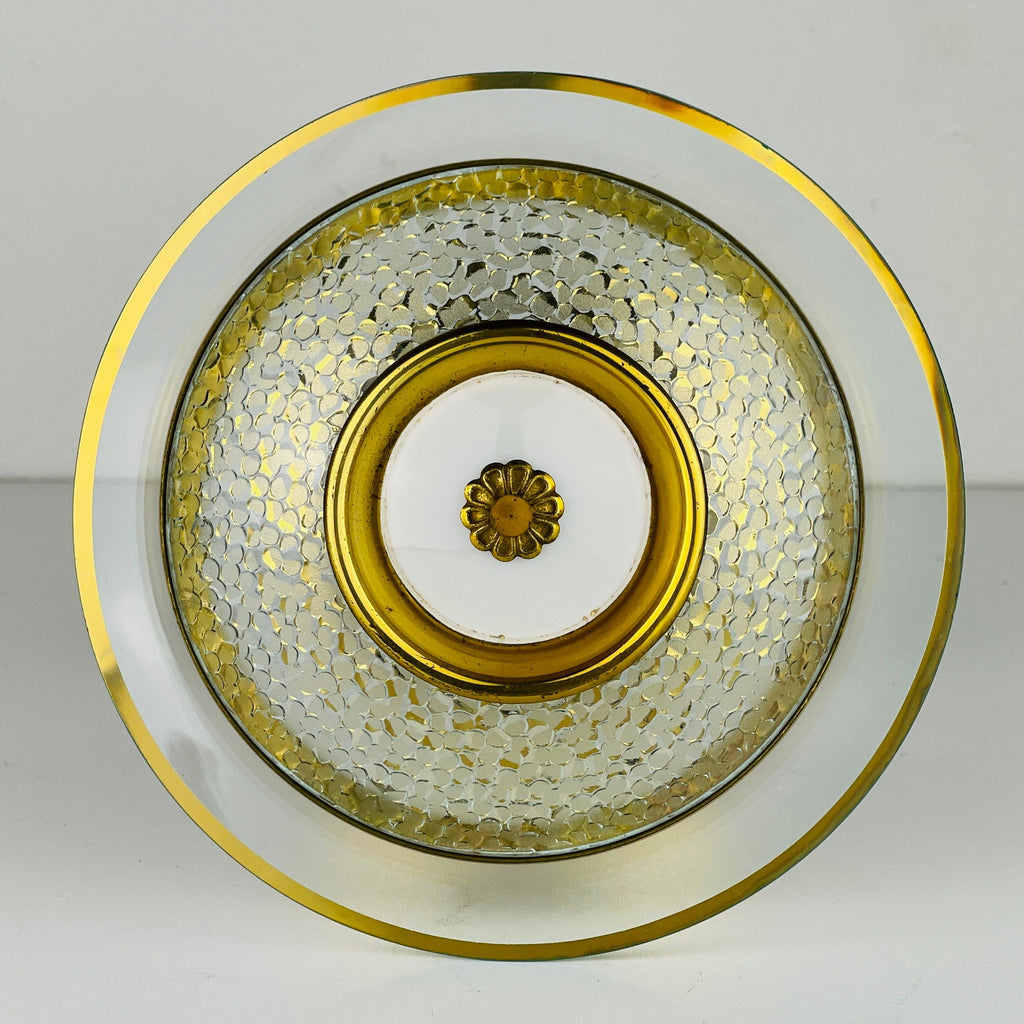 Vintage night lamp Italy 1970s Mid-century modern Space age light UFO table lamps