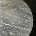 Vintage large swirl murano glass pendant lamp Italy 1970s Mid-century modern italian lighting