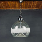 Large Murano Pendant Lamp: Ettore Fantasia & Gino Poli, 1960s Space Age