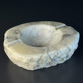 Vintage alabaster ashtray, Italy 1960s, Mid-century Italian modern