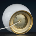 Mid-Century Modern Murano Glass Table Lamp: Italian 1970s Lighting