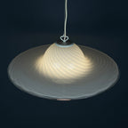 Swirl Murano Glass Pendant Lamp: Mid-Century Italian Lighting