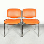Retro office chair Yugoslavia '80s Orange desk chair
