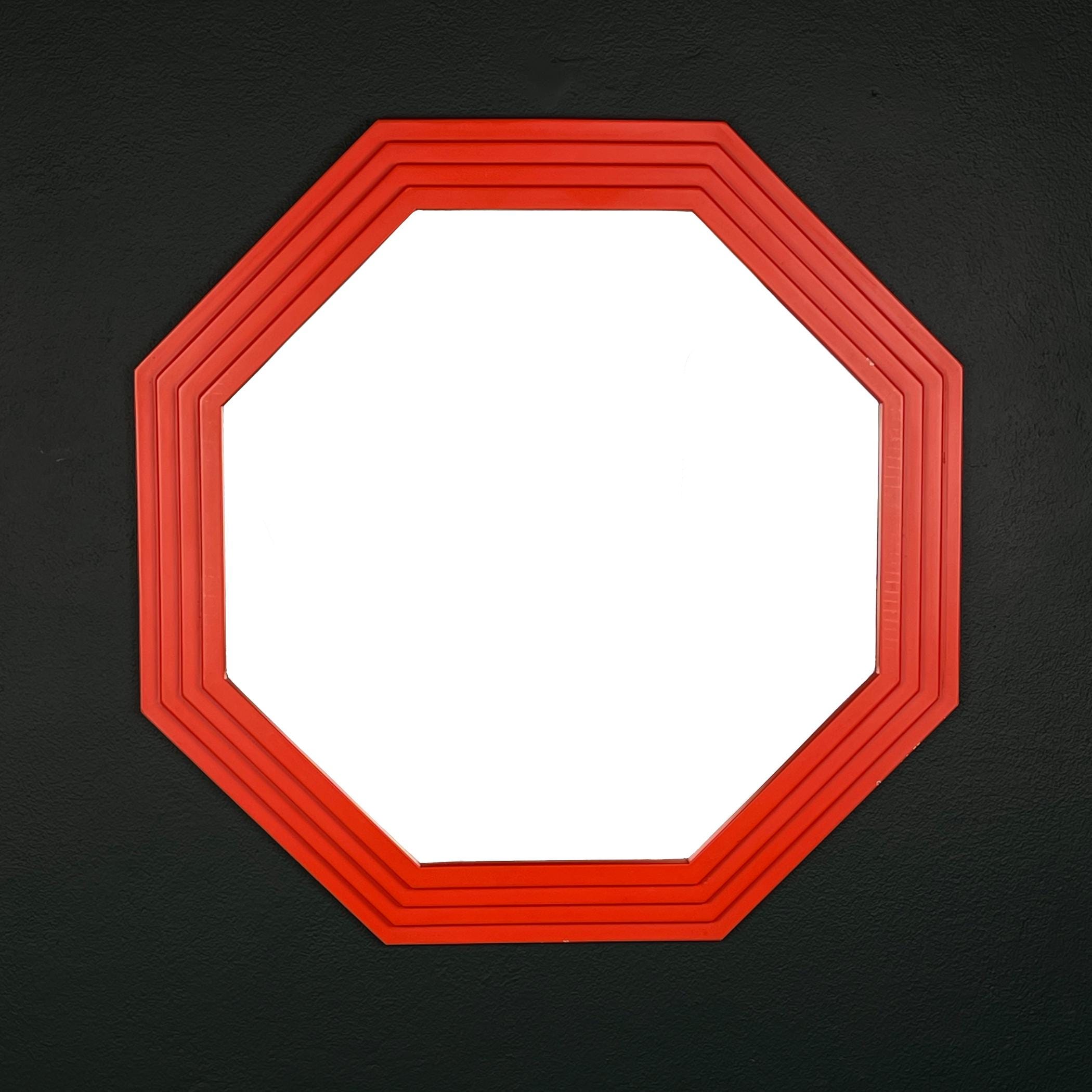 Large vintage wooden mirror Art Deco, Italy, 1960s, Vintage home decor