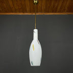 Multicolor opaline murano glass pendant lamp by Stilnovo, Italy 1950s, Mid-century modern