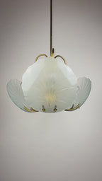 Antique chandelier, in style of Pietro Chiesa For Fontana Arte, Italy, 1930s