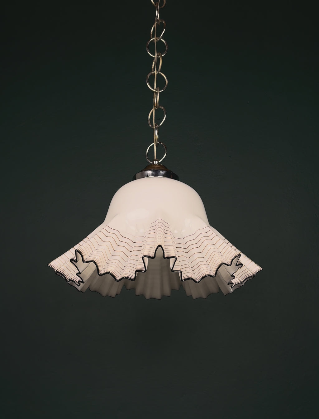 Vintage Murano pendant lamp by Vetreria De Majo, Italy 1970s