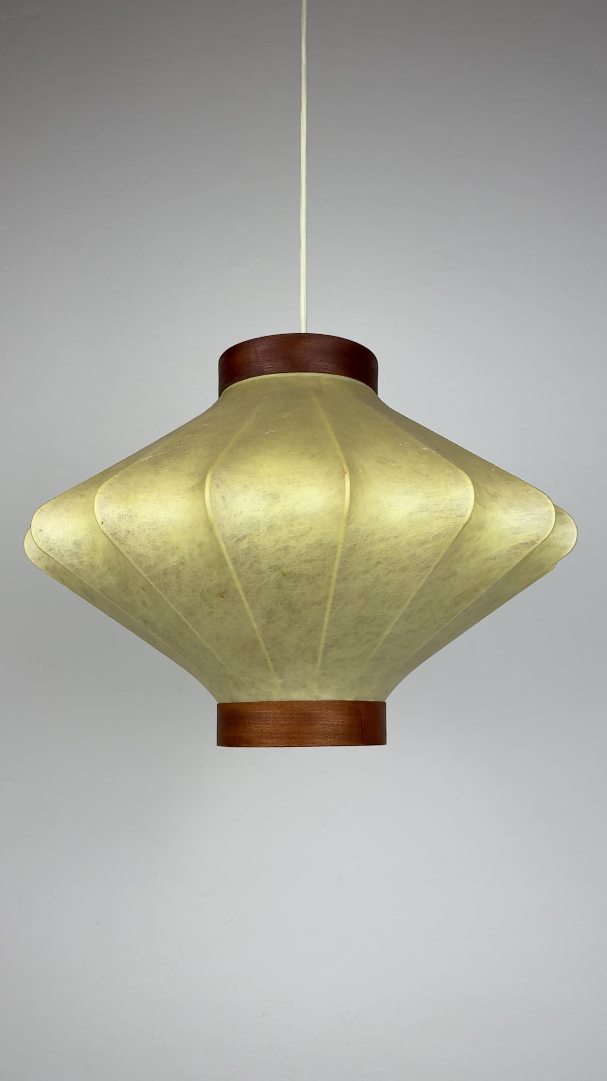 Mid-century cocoon pendant lamp, Achille Castiglioni, Italy 1960s