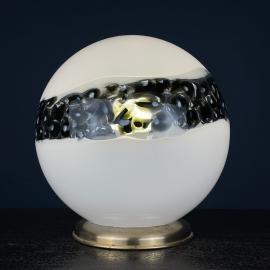 Murano Glass Table Lamp Italy 1970s Mid-century Modern Italian lighting ball table lamp