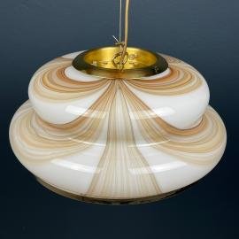 Murano pendant lamp Italy 1970s Mid-century italian modern lighting