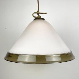 Murano glass pendant lamp Italy 1970s Handblown murano lamp Italian home decor