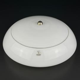 Mid-century murano glass ceiling or wall lamp Vetri Murano 033 by Vetreria De Majo Italy 1970s