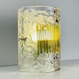 Vintage murano wall lamp, Italy 1970s MCM murano sconce