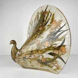 Vintage table lamp Peacock by Riccardo Marzi RM Made in Italy - Firenze, 1980s