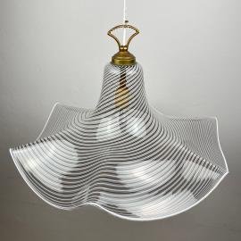 Murano glass pendant lamp Italy '70s Mid-century modern lighting
