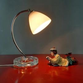 Retro murano glass table lamp Italy 1990s Night vetro murano lamp