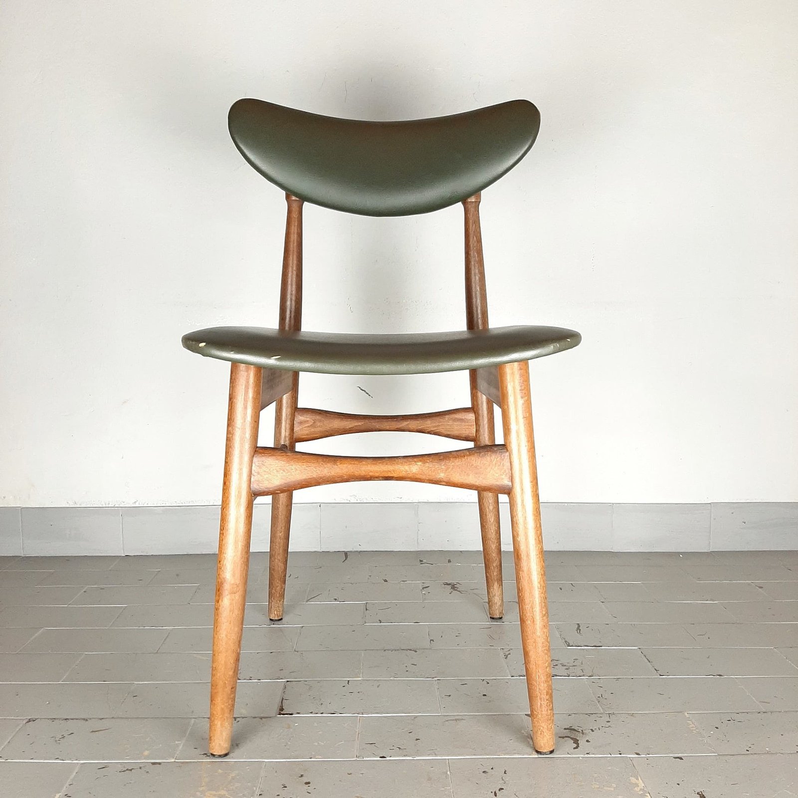 Mid-century dining chair Italy 1960s Retro Office Chair Scandinavian Style