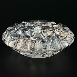 Retro Bohemian glass ashtray by Bohemia Crystal, Czech Republic, 1990s