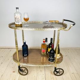 Vintage Bar Cart by MB, Italy 1960s