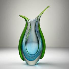 Original murano vase Sommerso, Venice, Italy, 1970s