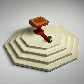 Vintage wooden hanger Art Deco, Italy, 1960s