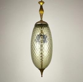 Vintage murano pendant lamp, Italy, 1950s
