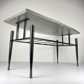 Vintage coffee table Italy 1950s Art deco Mid-century Italian Modern