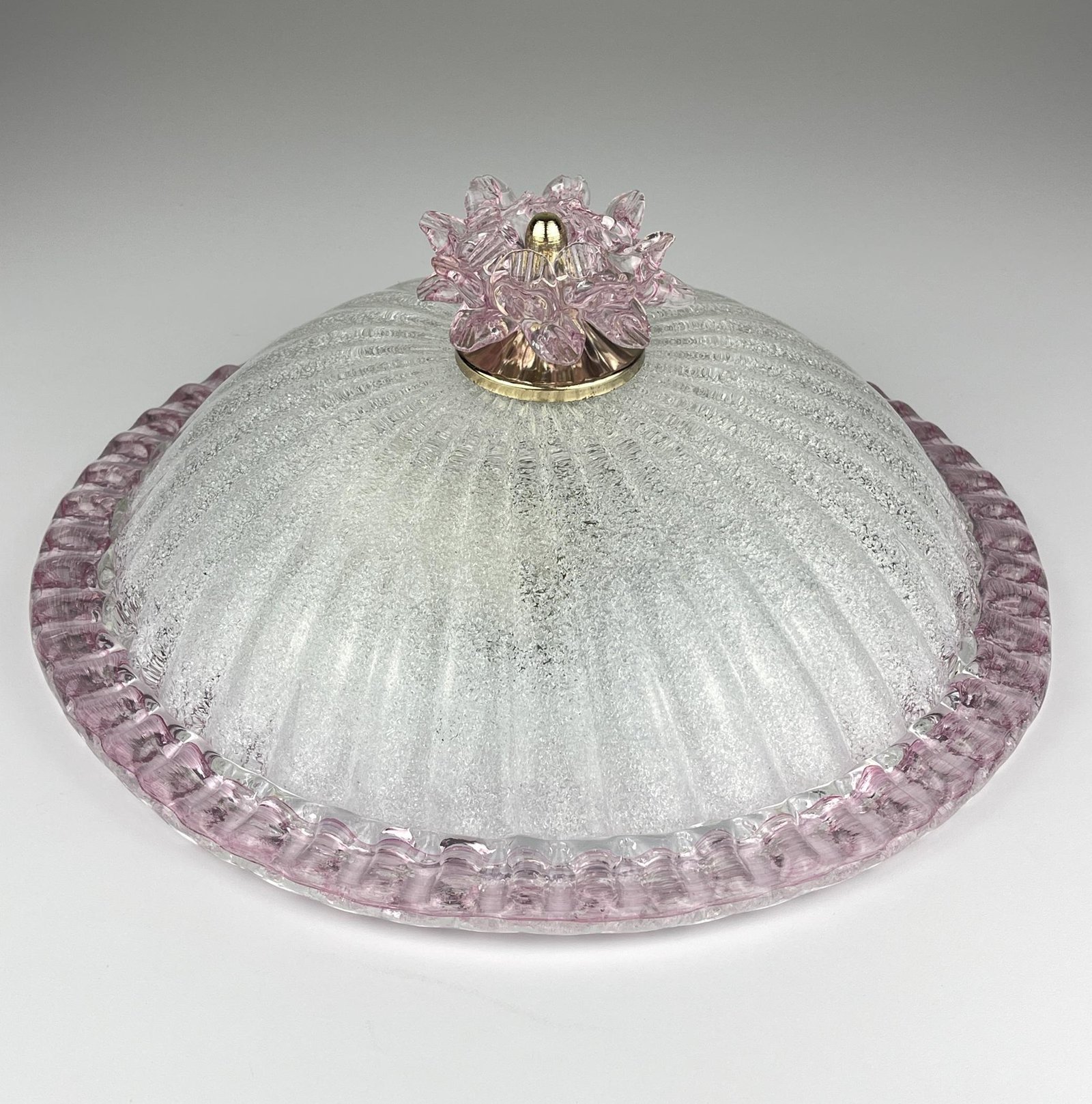 Original murano glass ceiling lamp, Italy 1990s