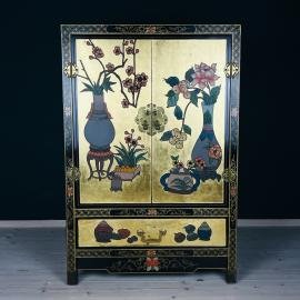 Mid-Century Italian Cabinet, Style Chinoiserie, 1950s