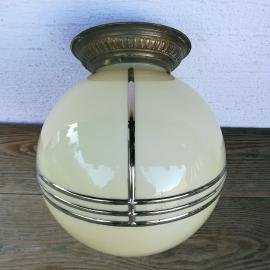 Large glass lamp