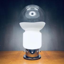 Mid-century large murano floor lamp by Carlo Nason for Mazzega Italy 1960s vintage space age design floor lamp